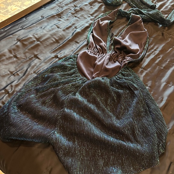 Beautiful Sparkly Blue Romper - Picture 6 of 6